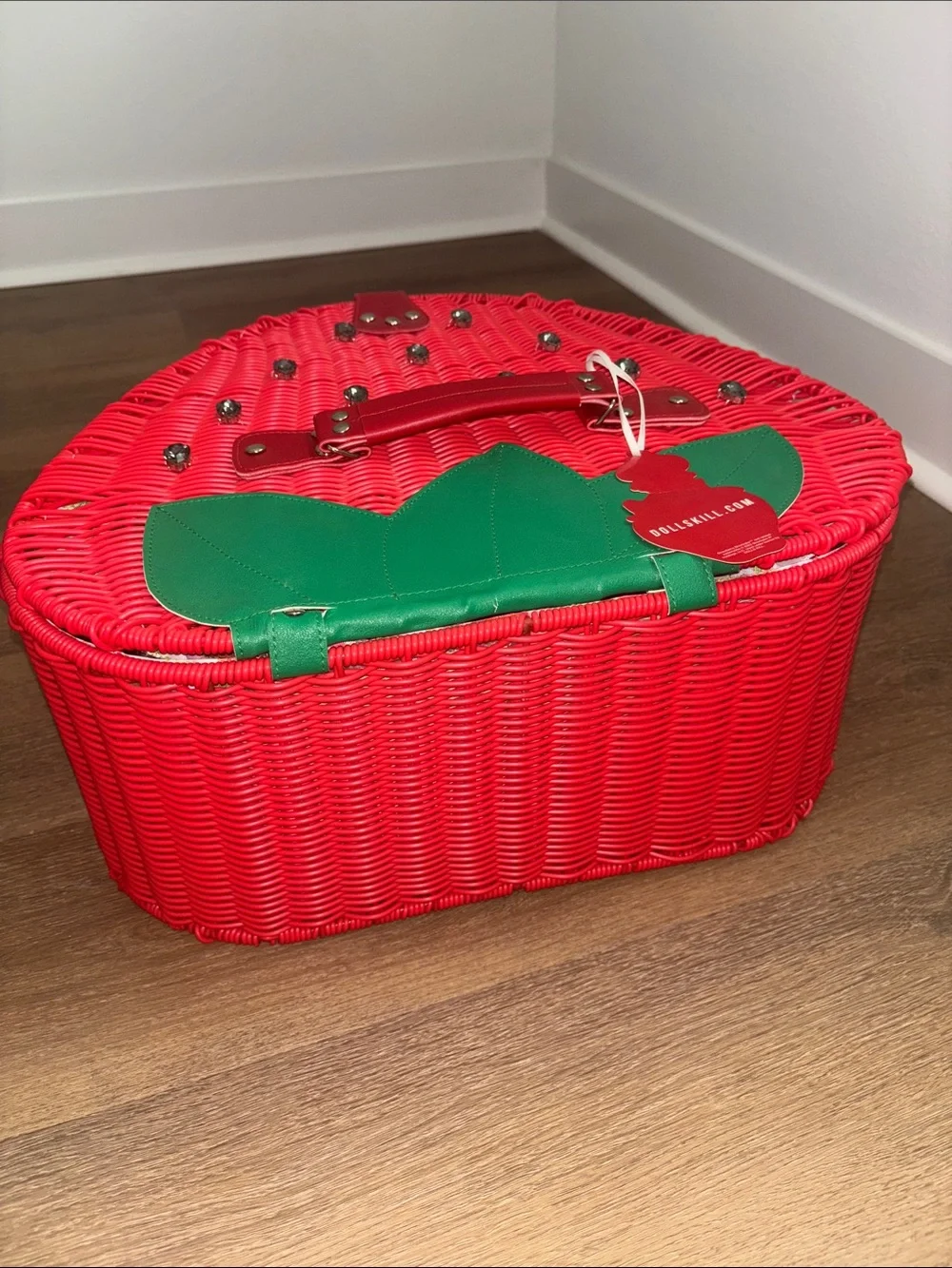 DOLLS KILL X STRAWBERRY SHORTCAKE LIFE'S BATTER WITH YOU PICNIC BASKET NWT